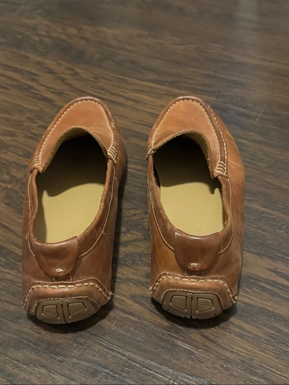 Cole Haan Men's Tan Leather Slip-On Loafers